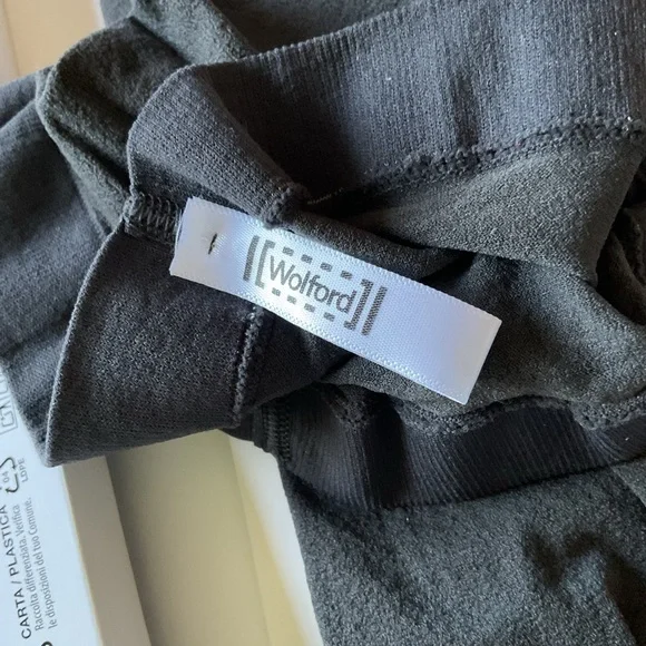 WOLFORD 10687 VELVET DE LUXE 50 TIGHTS ANTHRACITE SIZE SMALL NEW In PACKAGE NWT